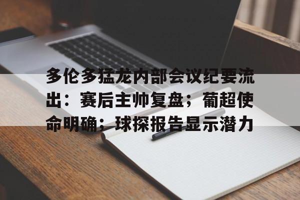 九游APP-多伦多猛龙内部会议纪要流出：赛后主帅复盘；葡超使命明确；球探报告显示潜力的简单介绍-九游APP